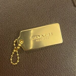 Coach Gold Metal Bag Charm/Tag